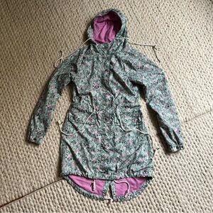 Spring Floral Weird Fish Long Jacket | Medium